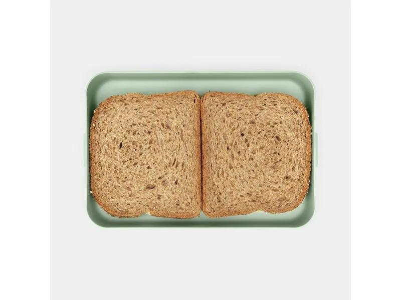 Brabantia Lunchbox Make & Take 25.5 x 16.6 x 3.7 cm, Jade