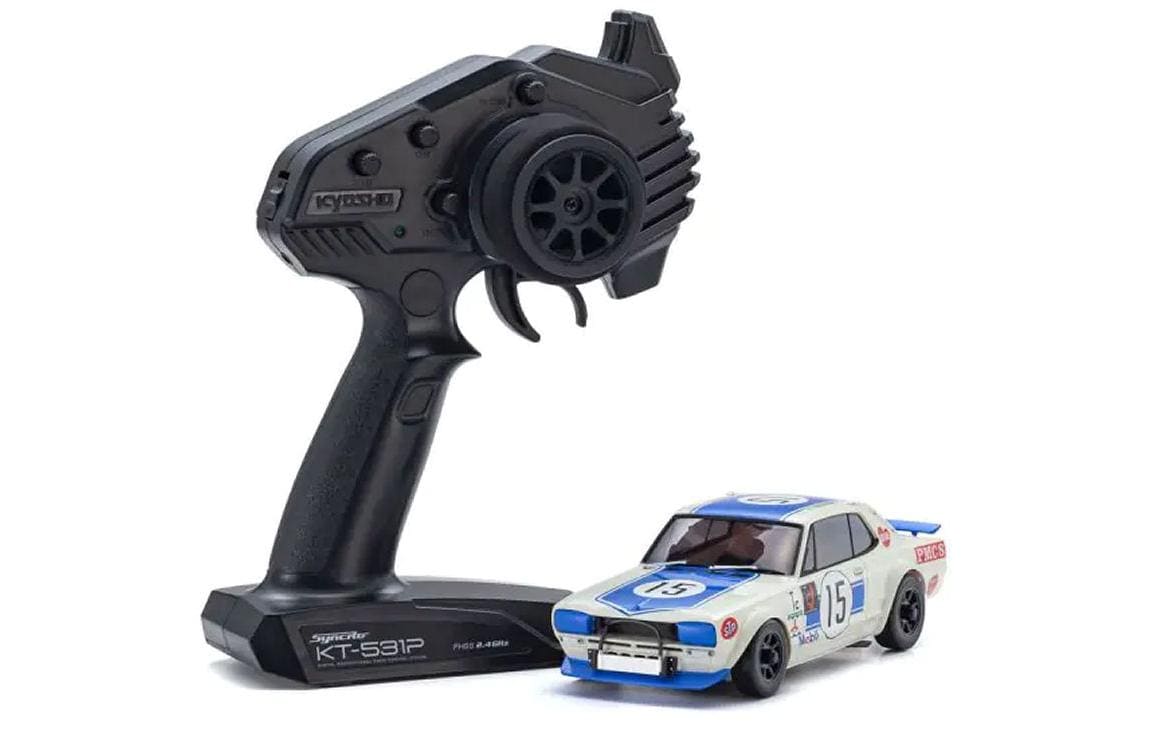 Kyosho Mini-Z MA020 Nissan Skyline 2000GT-R AWD Blau, ARTR, 1:27