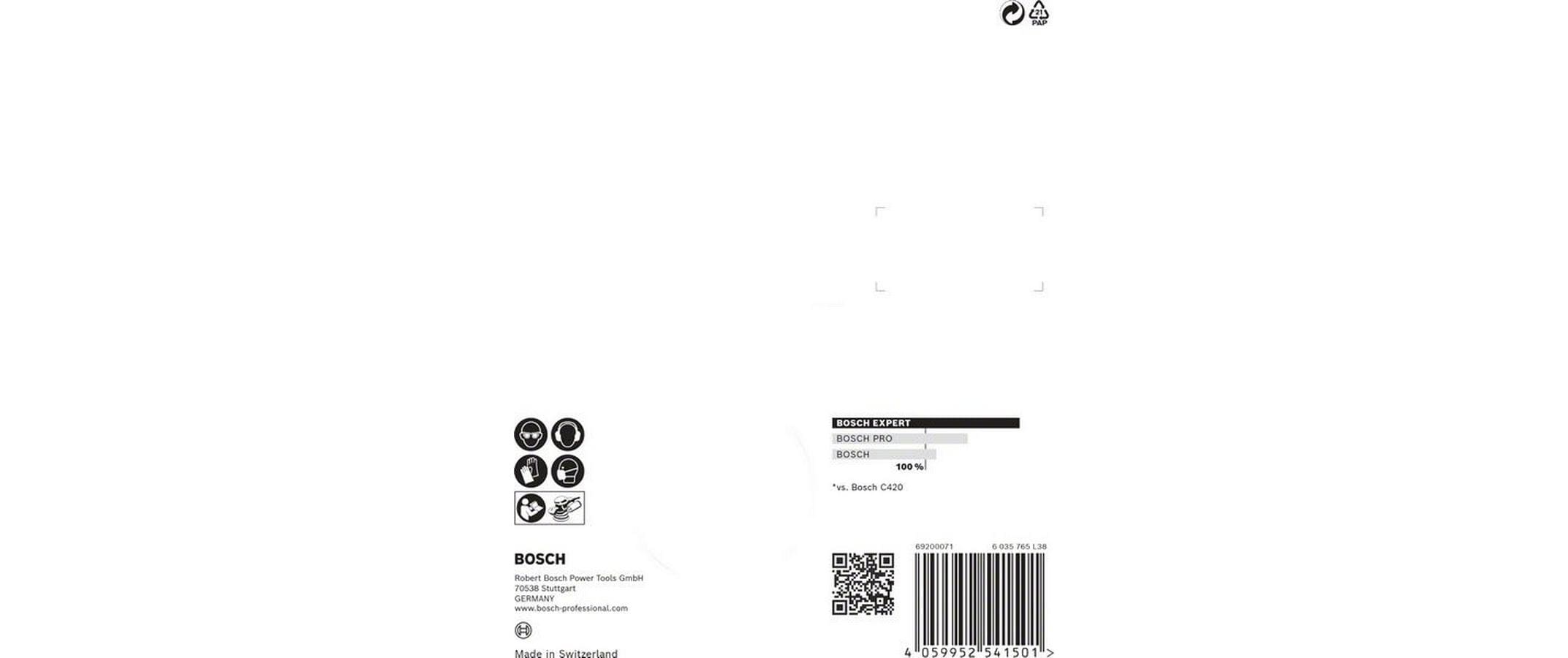 Bosch Professional Schleifpapier-Set EXPERT C470, 125 mm, G 60/120/240, 6-tlg.