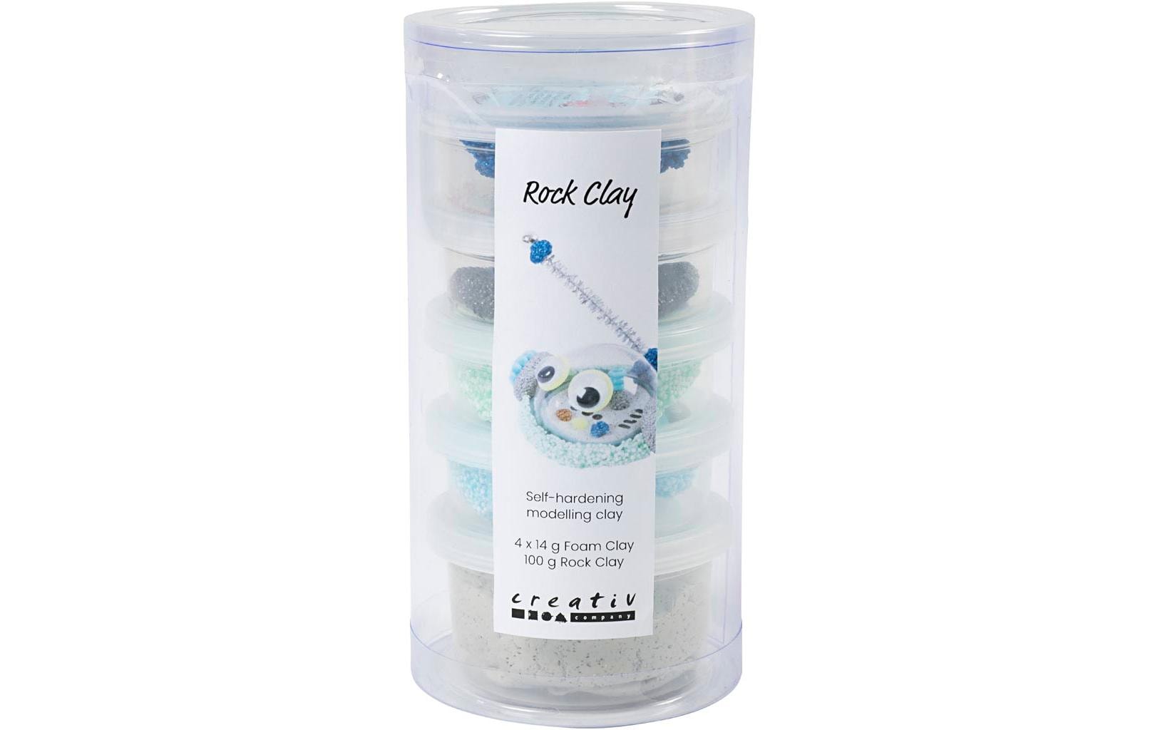 Creativ Company Modellier-Set Stoneclay 4 x 14 g, Blau-Grün Creativ Company Modellier-Set Stoneclay 4 x 14 g, Blau-Grün