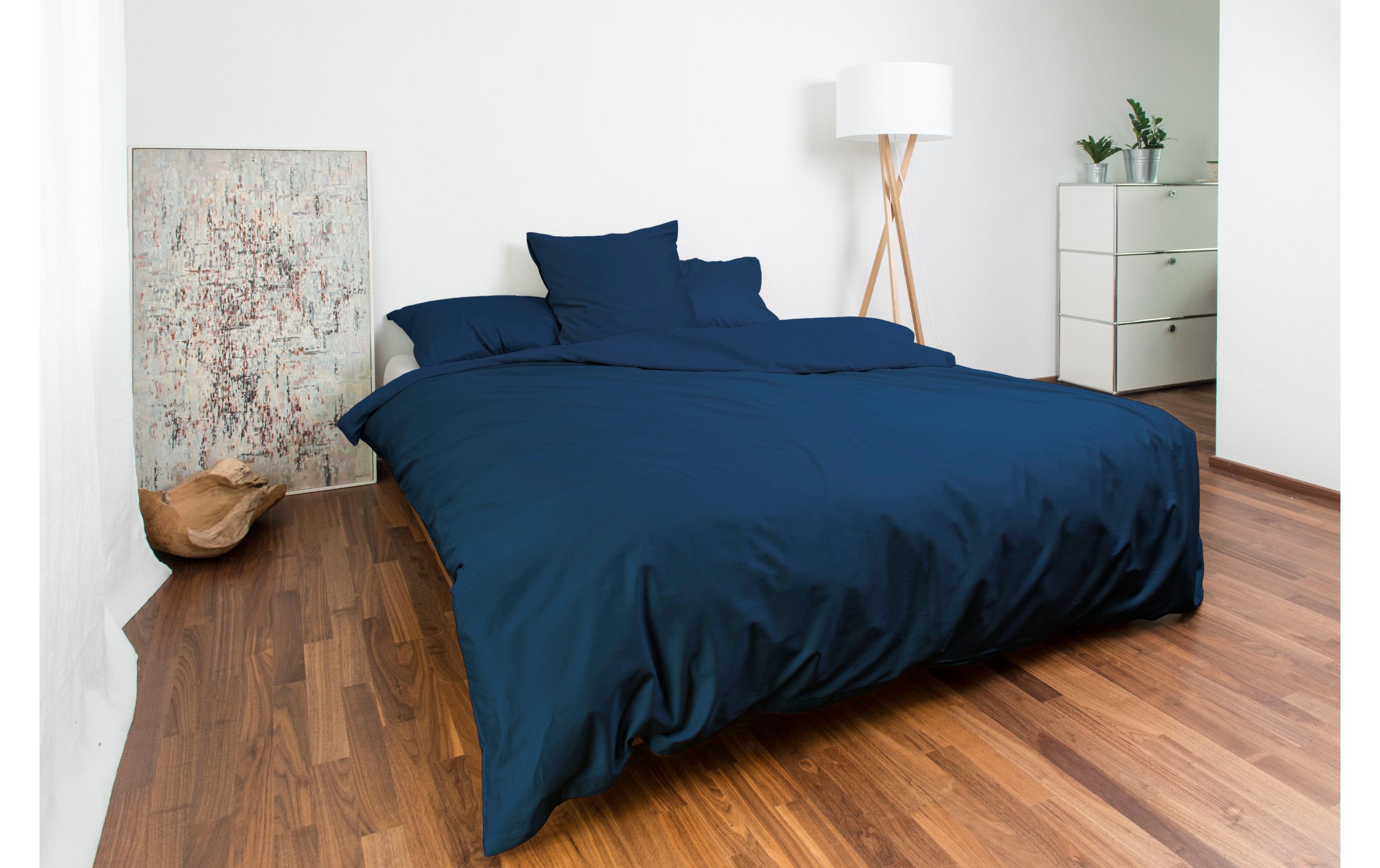 Nobilium Kopfkissenbezug Oni 50 x 70 cm, Marineblau