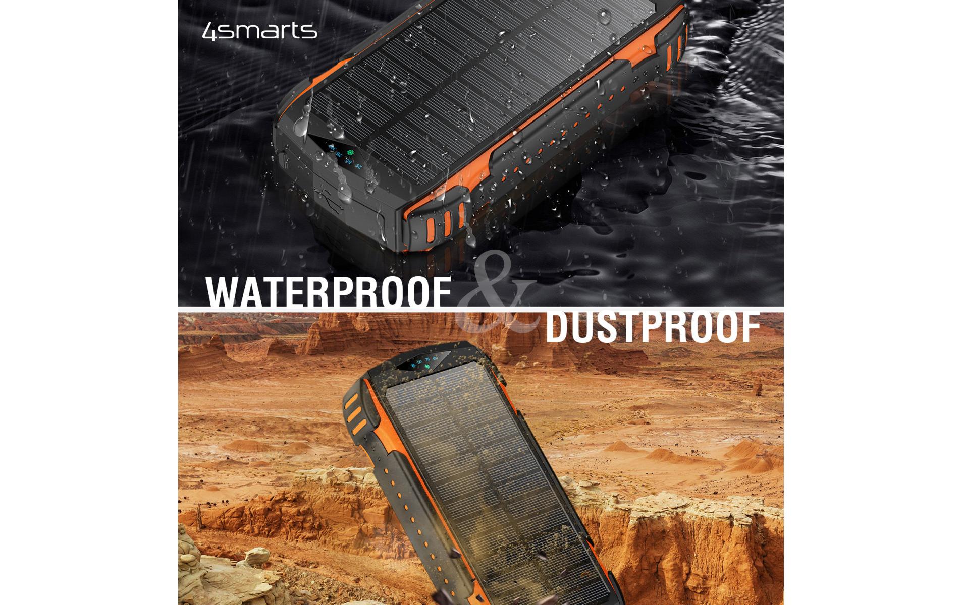 4smarts Solar-Powerbank Rugged TitanPack UltiMag 20000 mAh