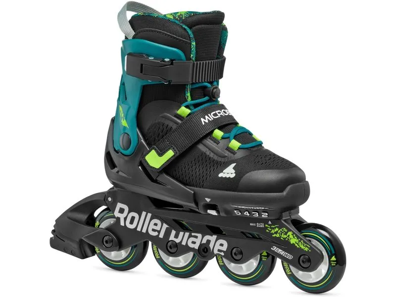 ROLLERBLADE Inline-Skates Microblade XT Schwarz/Petrolgrün, 36.5-40.5