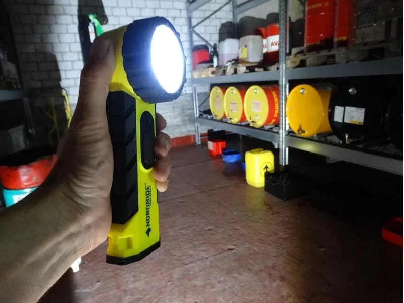 Nordride Handleuchte ATEX L explosionsgeschützt 323 lm, IP54 Nordride Handleuchte ATEX L explosionsgeschützt 323 lm, IP54