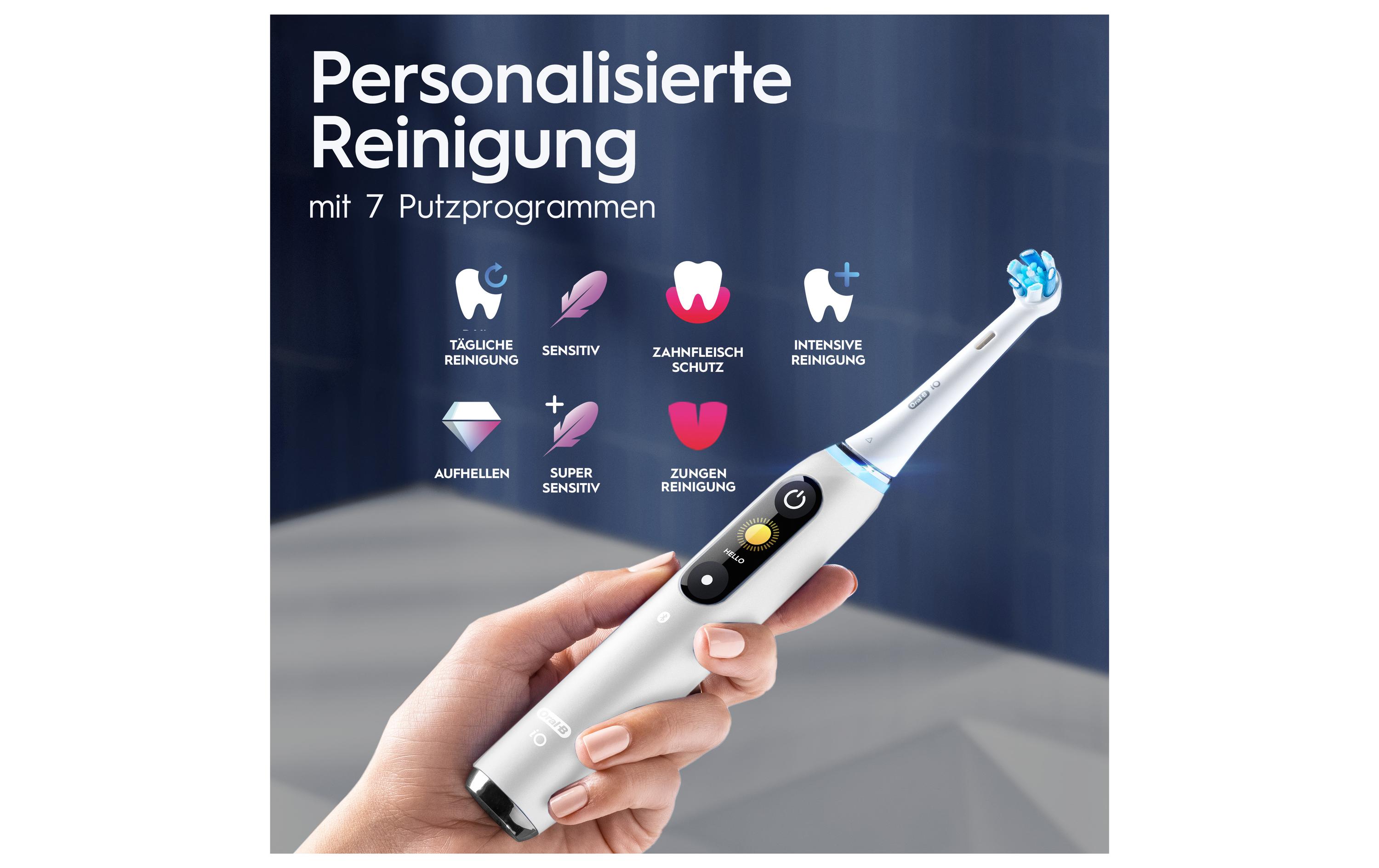 Oral-B Elektrische Zahnbürste iO Series9 White Alabaster
