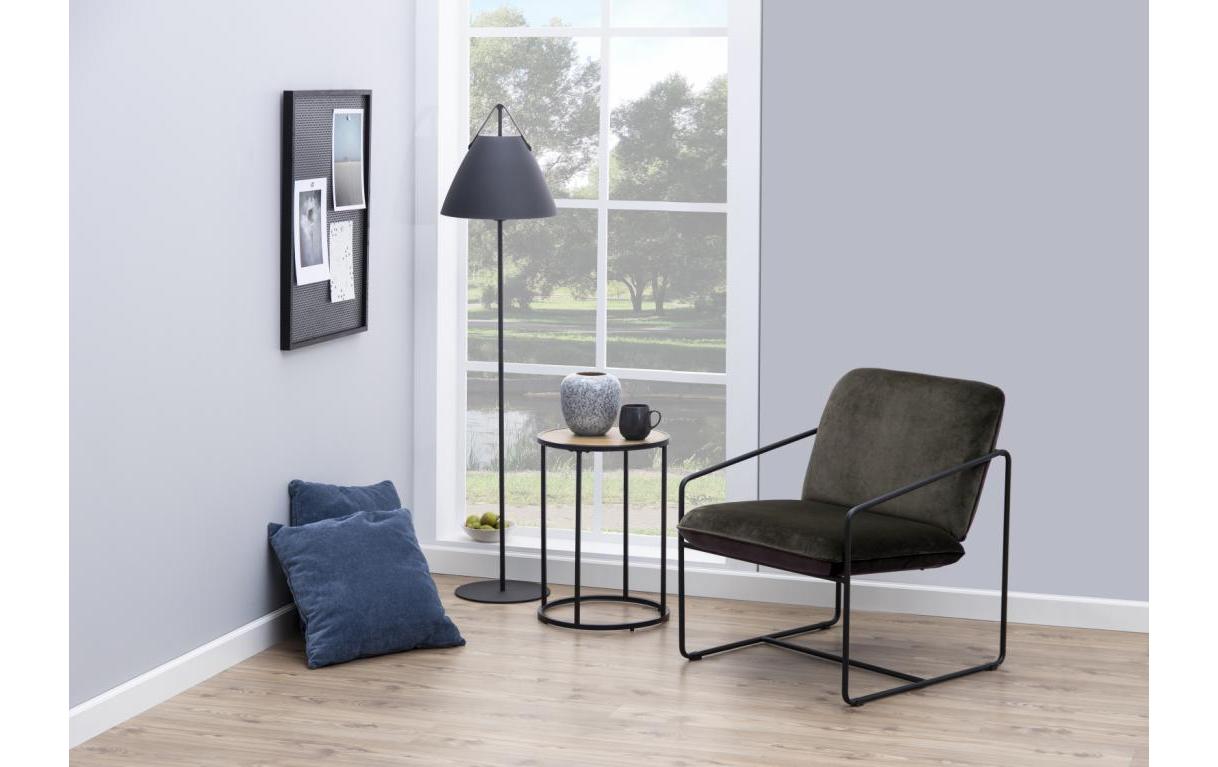 AC Design Beistelltisch Seaford Braun, Ø 40 x 55 cm