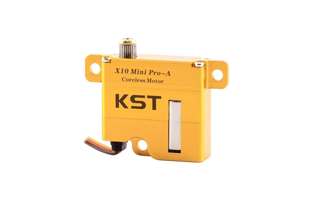 KST Flächenservo X10 Mini Pro-A V8.0 8 kg, 0.08 s, Digital HV KST Flächenservo X10 Mini Pro-A V8.0 8 kg, 0.08 s, Digital HV