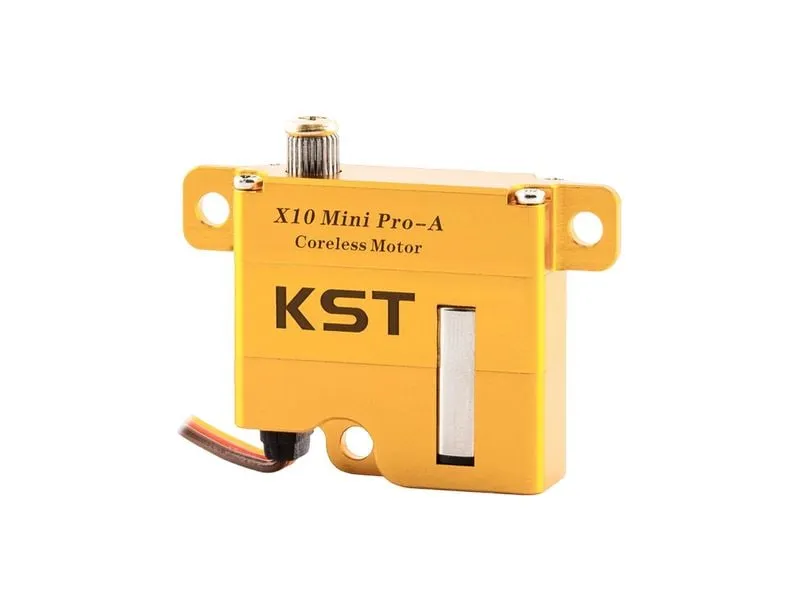 KST Flächenservo X10 Mini Pro-A V8.0 8 kg, 0.08 s, Digital HV KST Flächenservo X10 Mini Pro-A V8.0 8 kg, 0.08 s, Digital HV