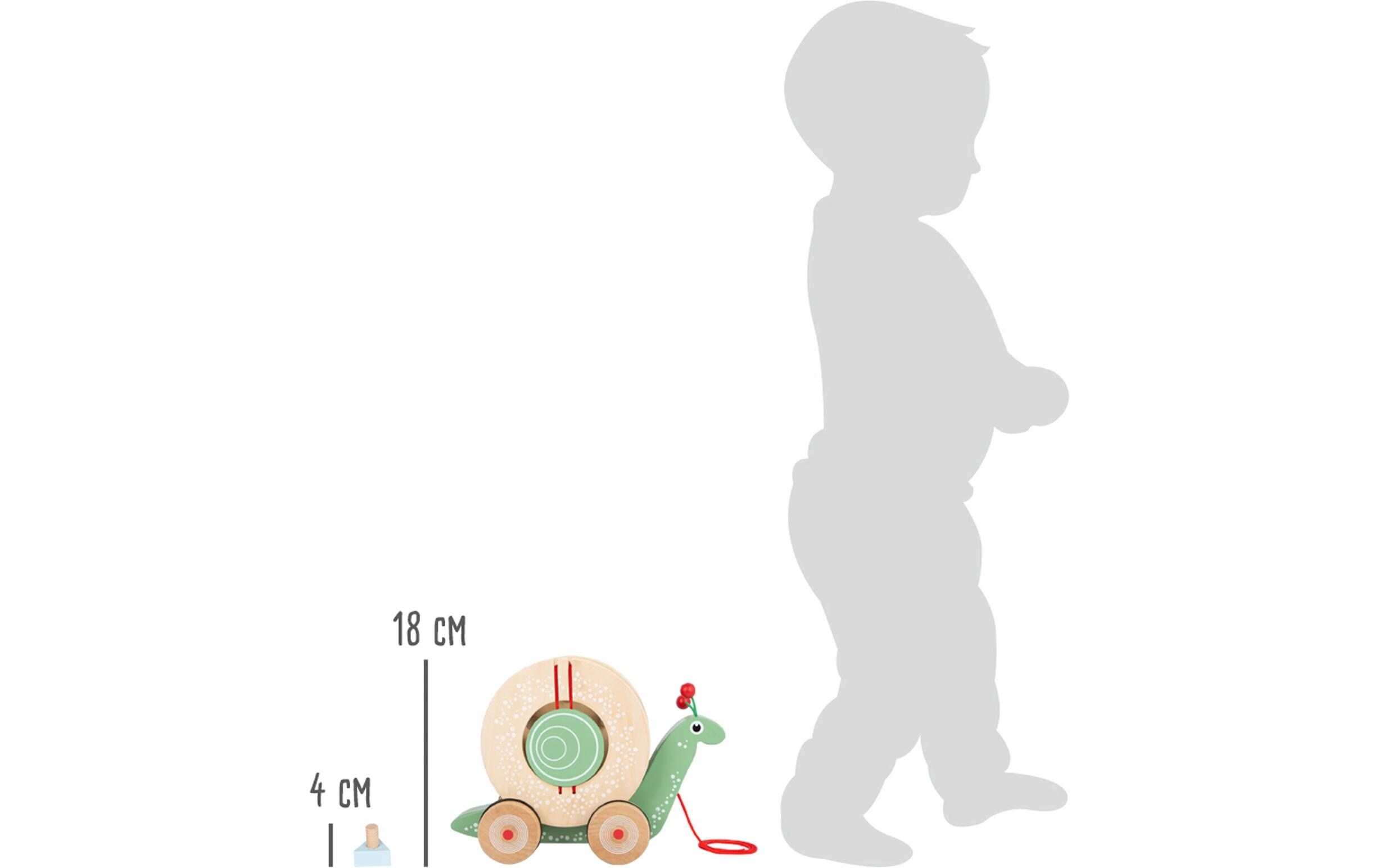 small foot Nachzieh-Stecktier Schnecke