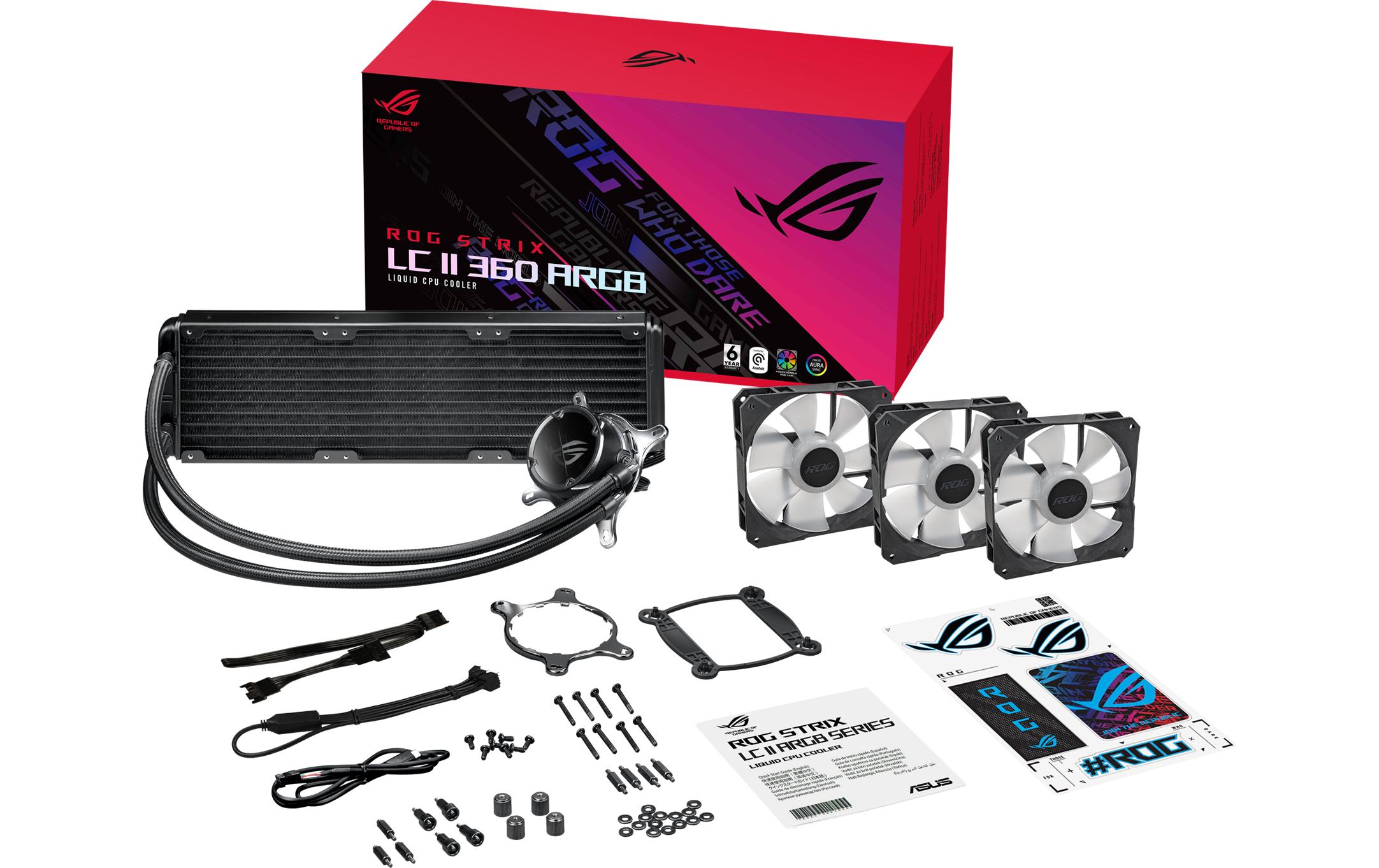 ASUS ROG Wasserkühlung STRIX LC II 360 ARGB