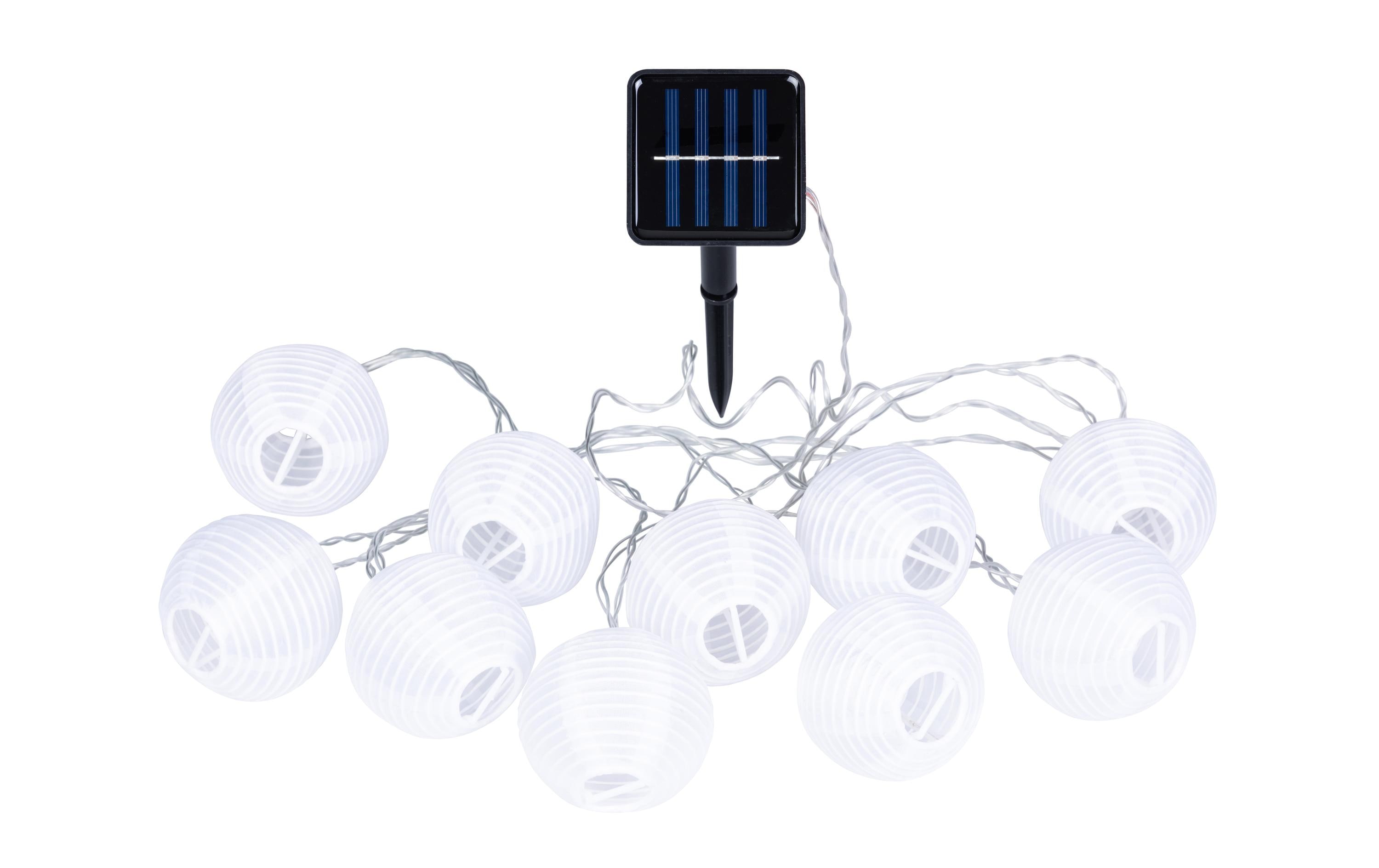 COCON Lichterkette LED Solar, Weiss, 3.7 m