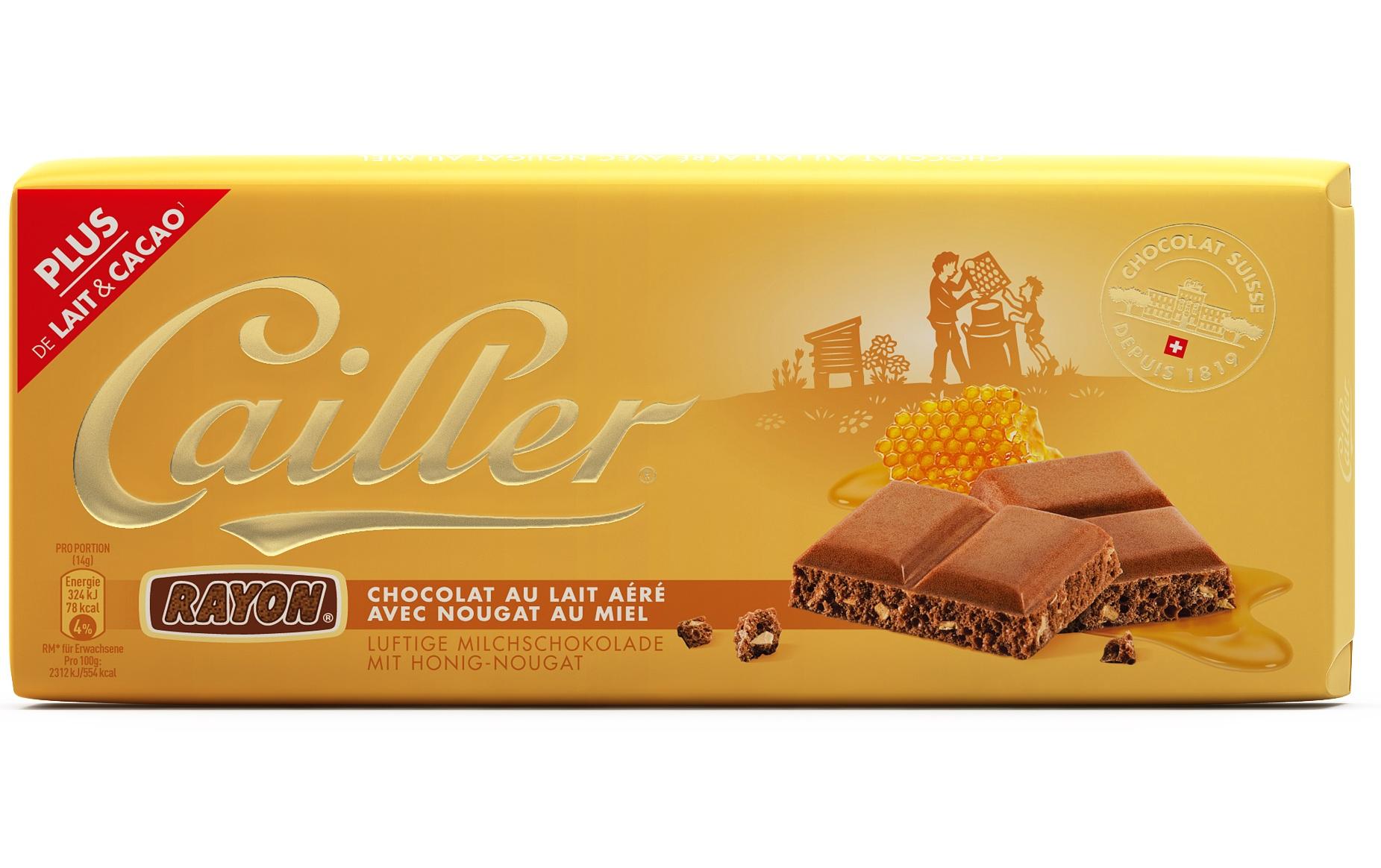 Cailler Tafelschokolade Rayon Milch 100 g