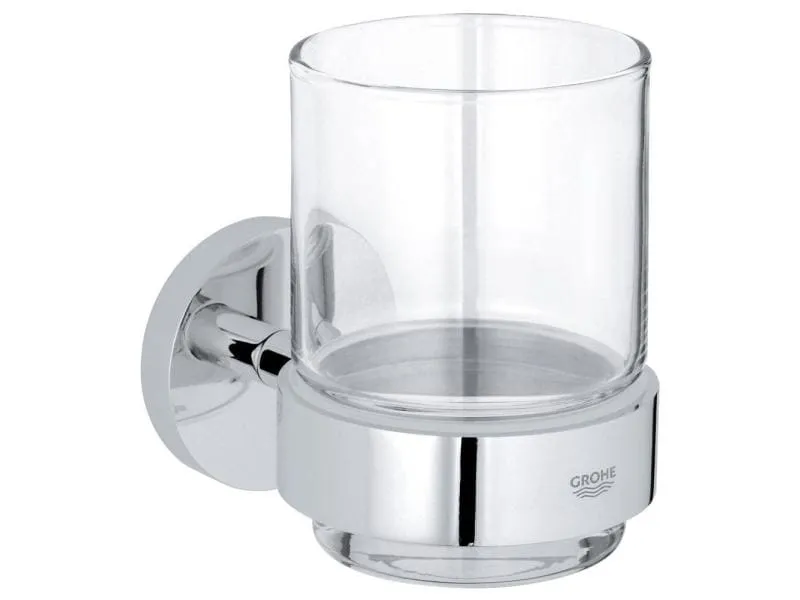GROHE Glashalter Chrom, inkl. Glas