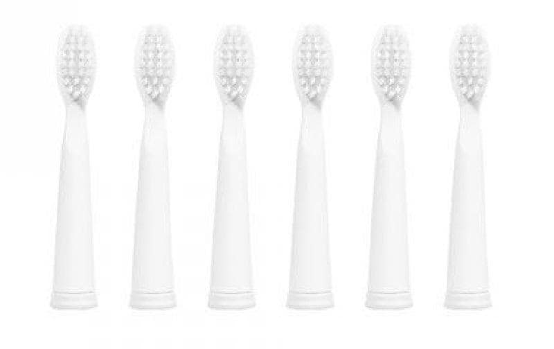 Ailoria Zahnbürstenkopf Flash Travel Weiss, 6 Stück