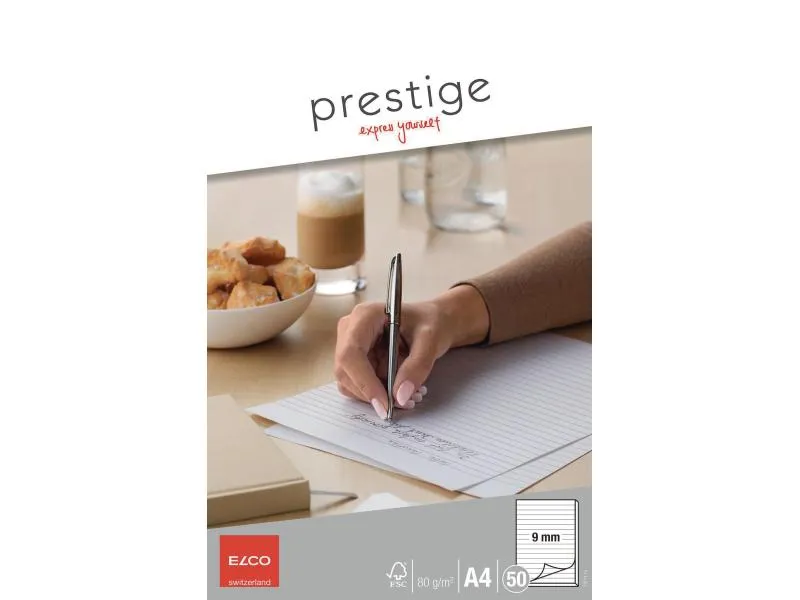 ELCO Notizblock Prestige A4 Liniert, 50 Blatt