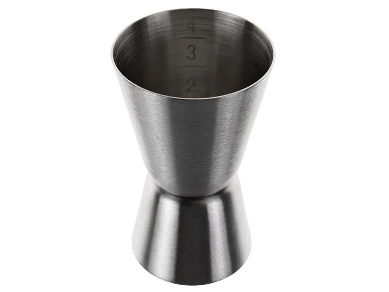 Paderno Cocktail-Doppelmass 40/20 ml Silber Paderno Cocktail-Doppelmass 40/20 ml Silber