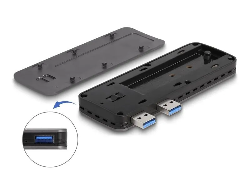 Delock Externes Gehäuse USB3.2 Gen 2 für PS5 mit M.2 NVMe Slot M.2 Delock Externes Gehäuse USB3.2 Gen 2 für PS5 mit M.2 NVMe Slot M.2
