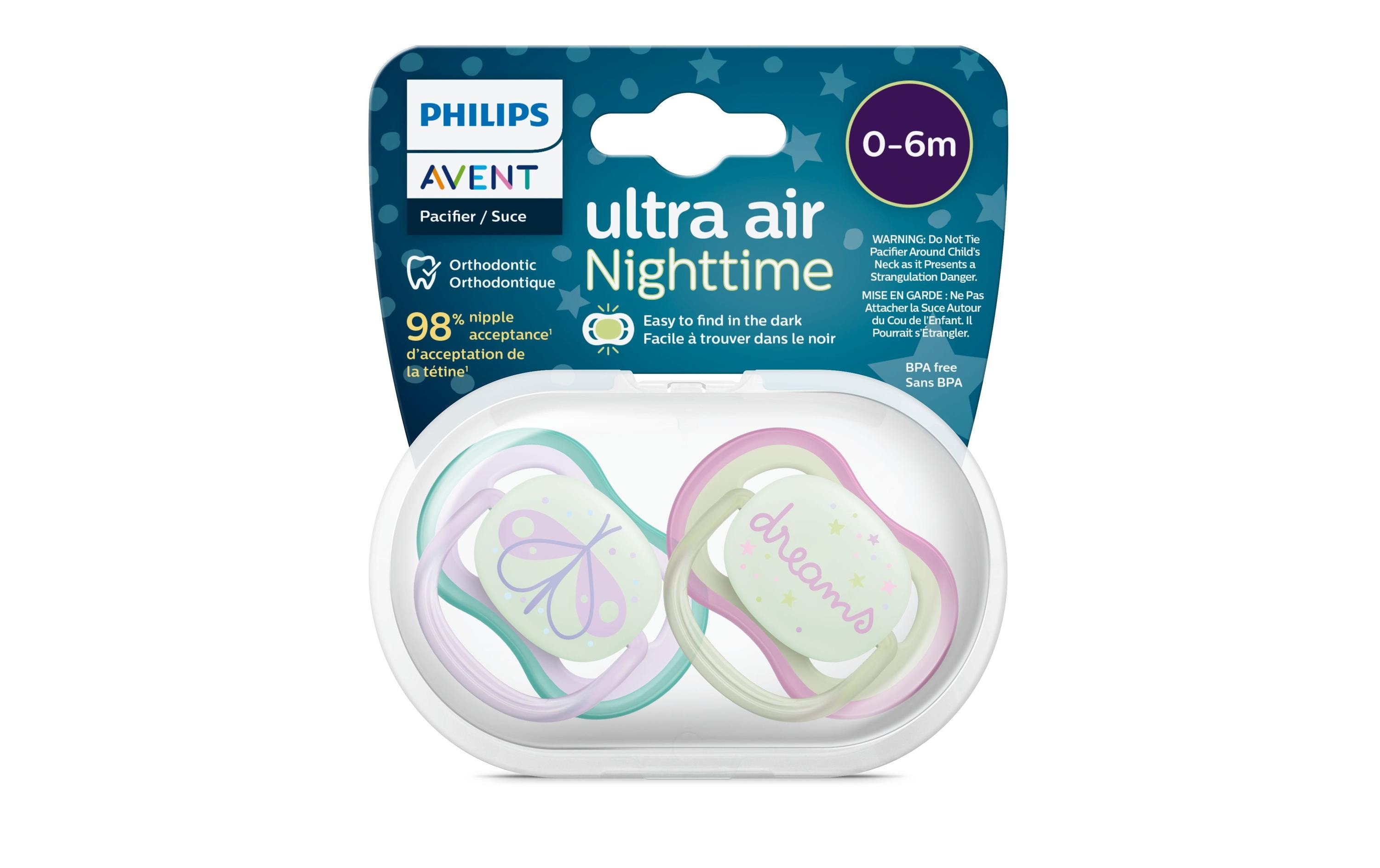 PHILIPS AVENT Nuggi ultra air Night 0-6 Mt. Motte/Dreams
