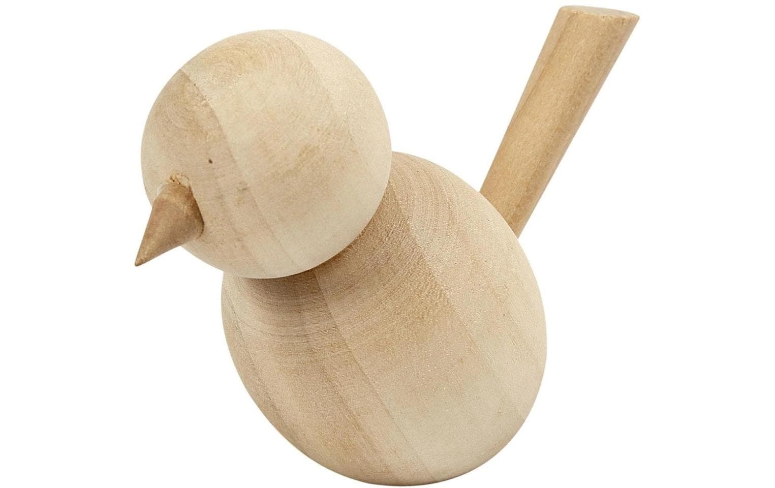 Creativ Company Mini-Figur Vogel 1 Stück, Braun