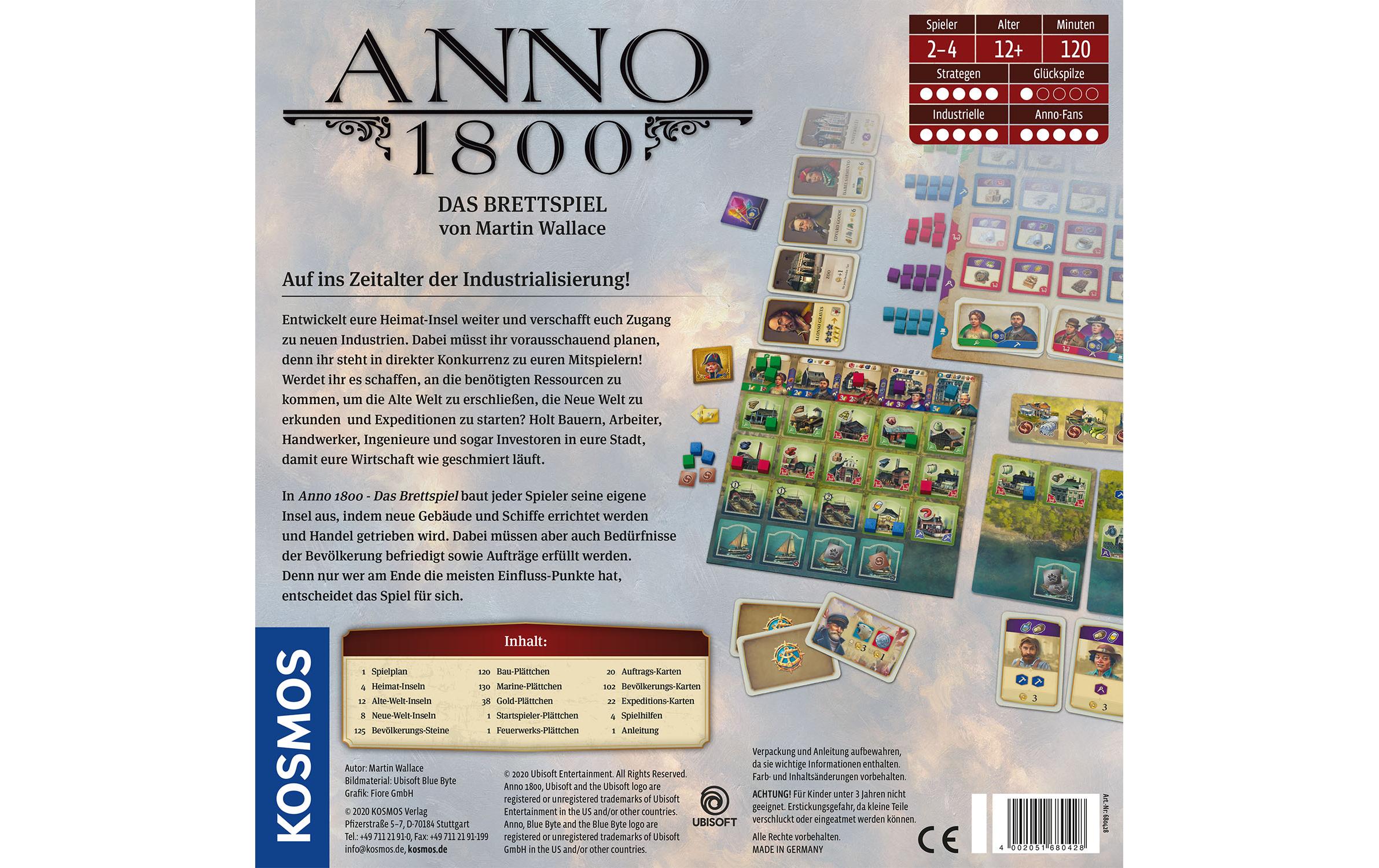 Kosmos Kennerspiel Anno 1800 - Das Brettspiel