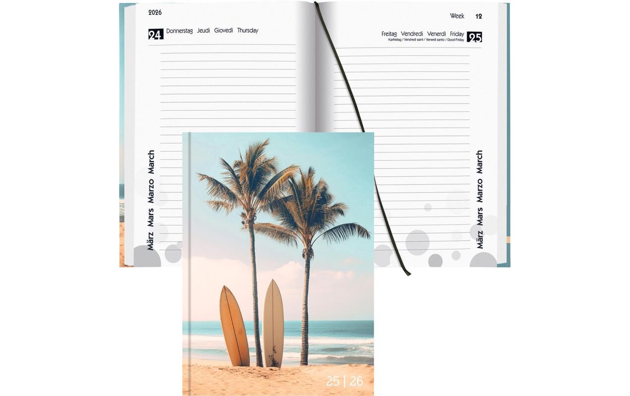 Biella Schüleragenda Mydiary Beach 25/26 FSC, 1T/1S, 12 x 16.5 cm Biella Schüleragenda Mydiary Beach 25/26 FSC, 1T/1S, 12 x 16.5 cm