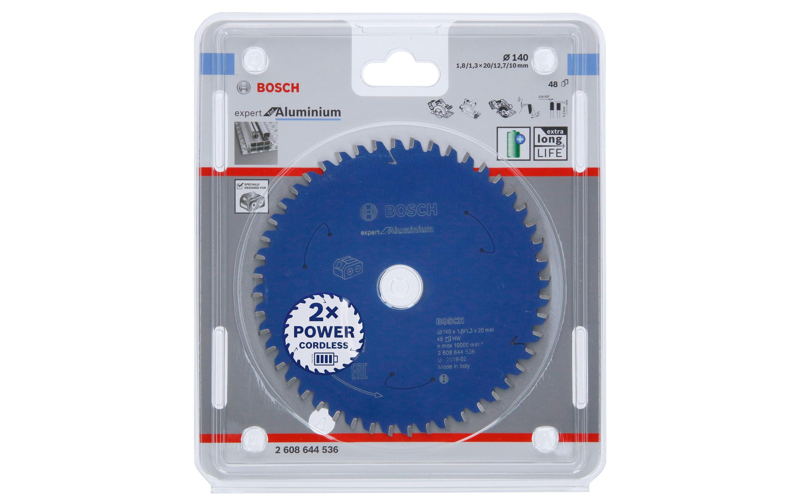 Bosch Professional Kreissägeblatt Expert for Aluminium Ø 140, Z 48 Bosch Professional Kreissägeblatt Expert for Aluminium Ø 140, Z 48