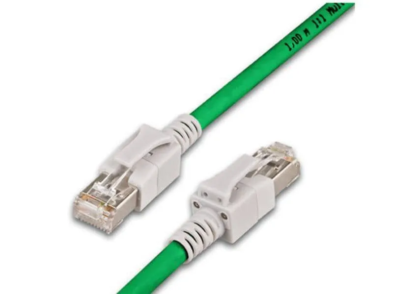Wirewin Patchkabel RJ-45 - RJ-45, Cat 6A, S/FTP, 1 m, Grün Wirewin Patchkabel RJ-45 - RJ-45, Cat 6A, S/FTP, 1 m, Grün