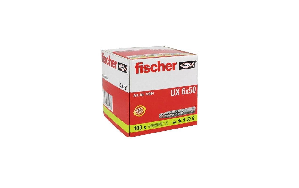 Fischer Universaldübel UX 6 x 50, 20 Stück