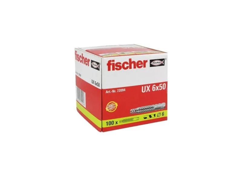 Fischer Universaldübel UX 6 x 50, 20 Stück Fischer Universaldübel UX 6 x 50, 20 Stück