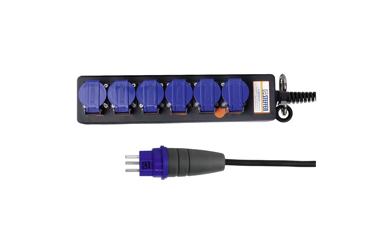 STEFFEN Industrie-Steckerleiste Professional 6x T23 IP55, 5 m