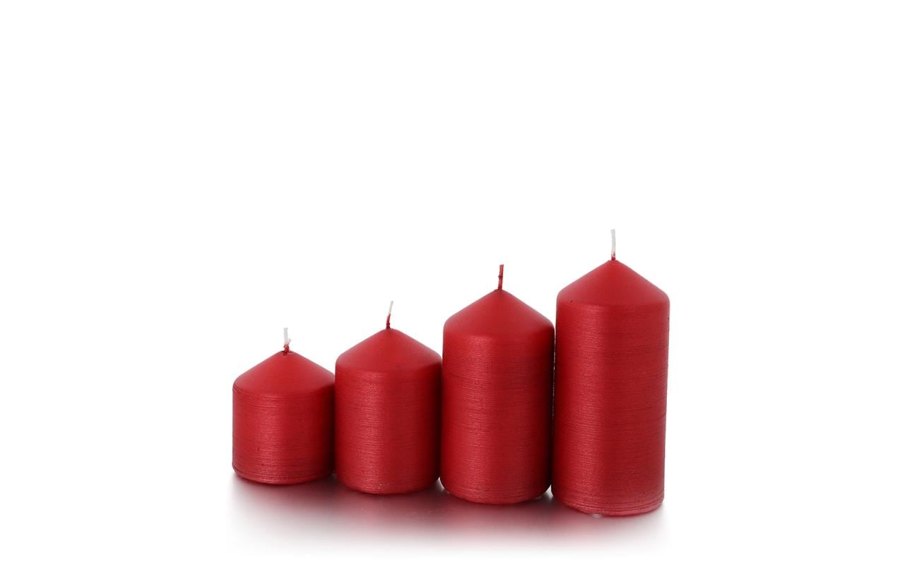 balthasar Adventstufenset Lygis Rot, 4 Stück