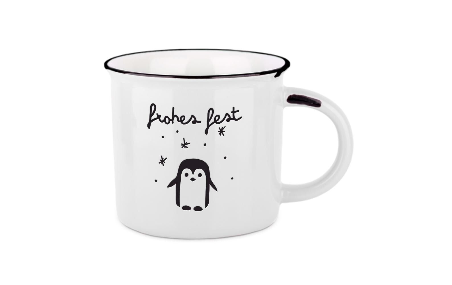 Grafik Werkstatt Vintage Becher Weihnachten, frohes fest