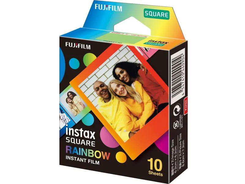 Fujifilm Sofortbildfilm Instax Square 10 Blatt Rainbow Fujifilm Sofortbildfilm Instax Square 10 Blatt Rainbow