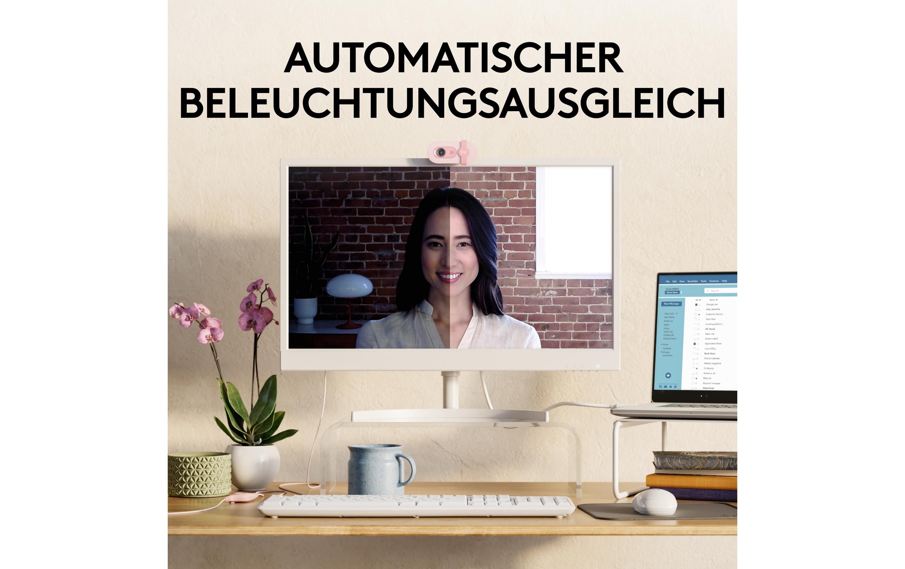 Logitech Brio 100 Rosa