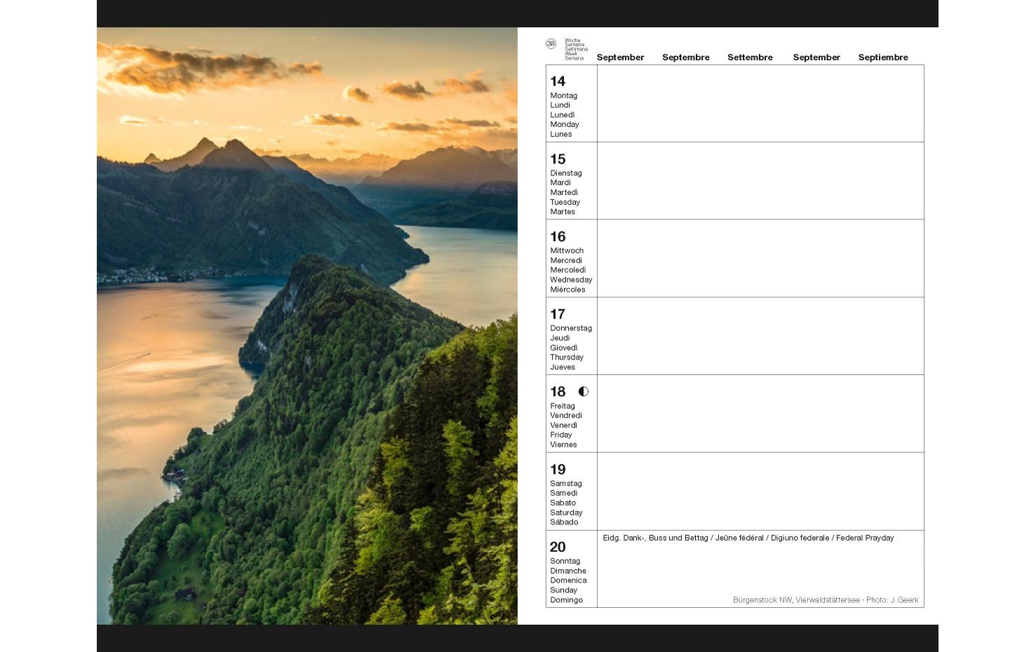 Calendaria Kalender 2026
