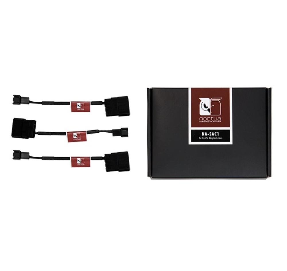 Noctua Montagematerial CPU-Kühler 3pin/4pin Adapter NA-SAC1 Noctua Montagematerial CPU-Kühler 3pin/4pin Adapter NA-SAC1