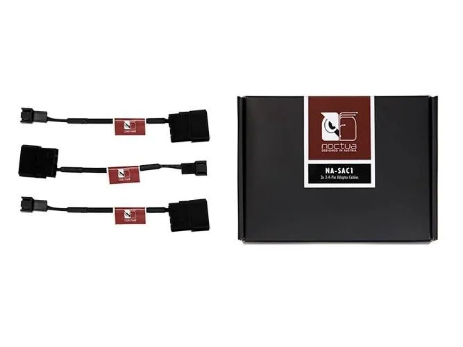 Noctua Montagematerial CPU-Kühler 3pin/4pin Adapter NA-SAC1