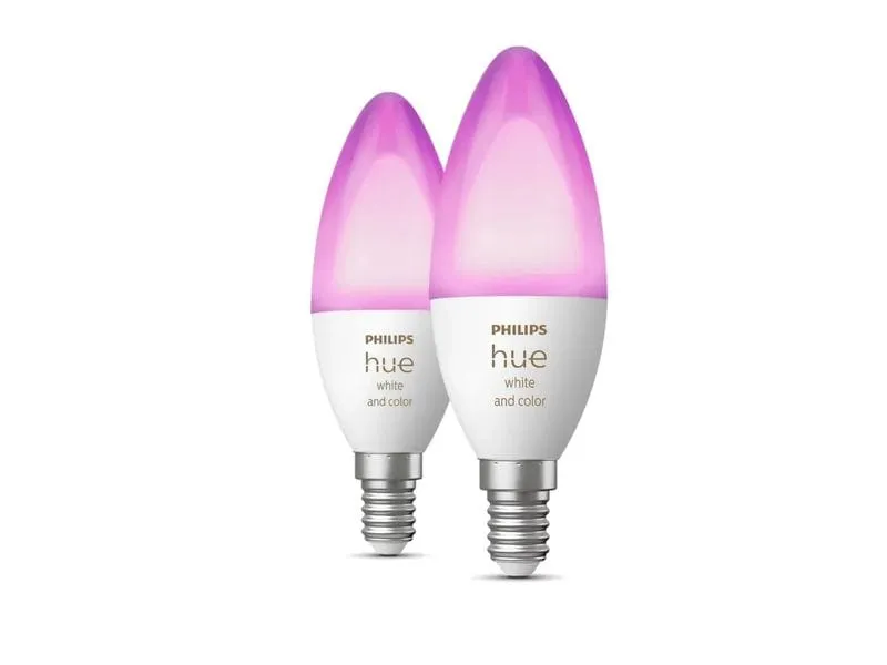 Philips Hue Hue WCA B39 E14 500 lm, 1000-20000 K, Doppelpack, EU
