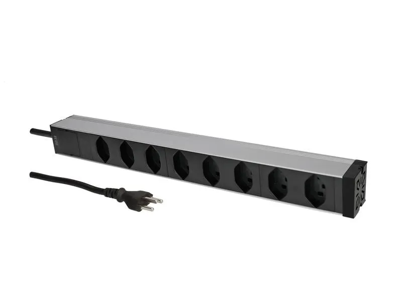 Max Hauri 19 PDU 8x T23, 1HE, Schwarz