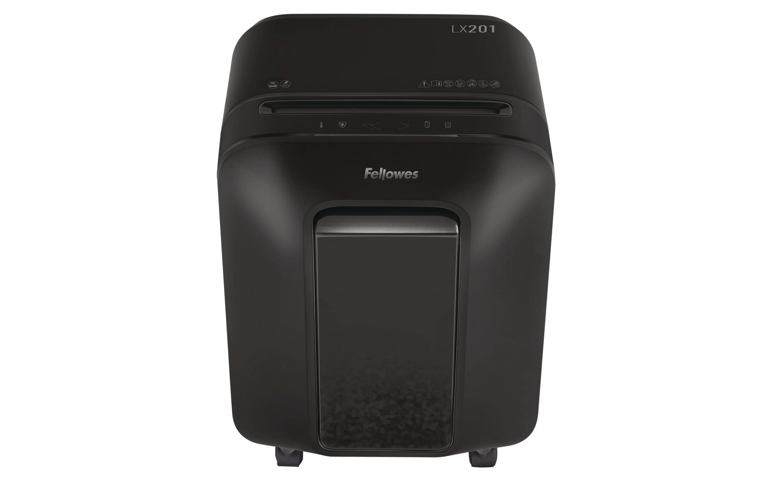 Fellowes Aktenvernichter LX201 P-5, 12 Seiten, Schwarz