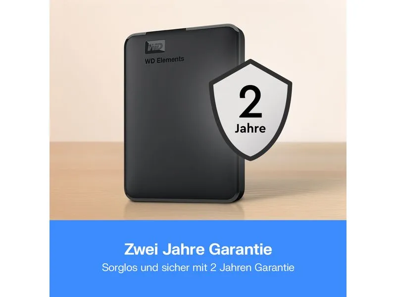 Western Digital Externe Festplatte WD Elements Portable 6 TB