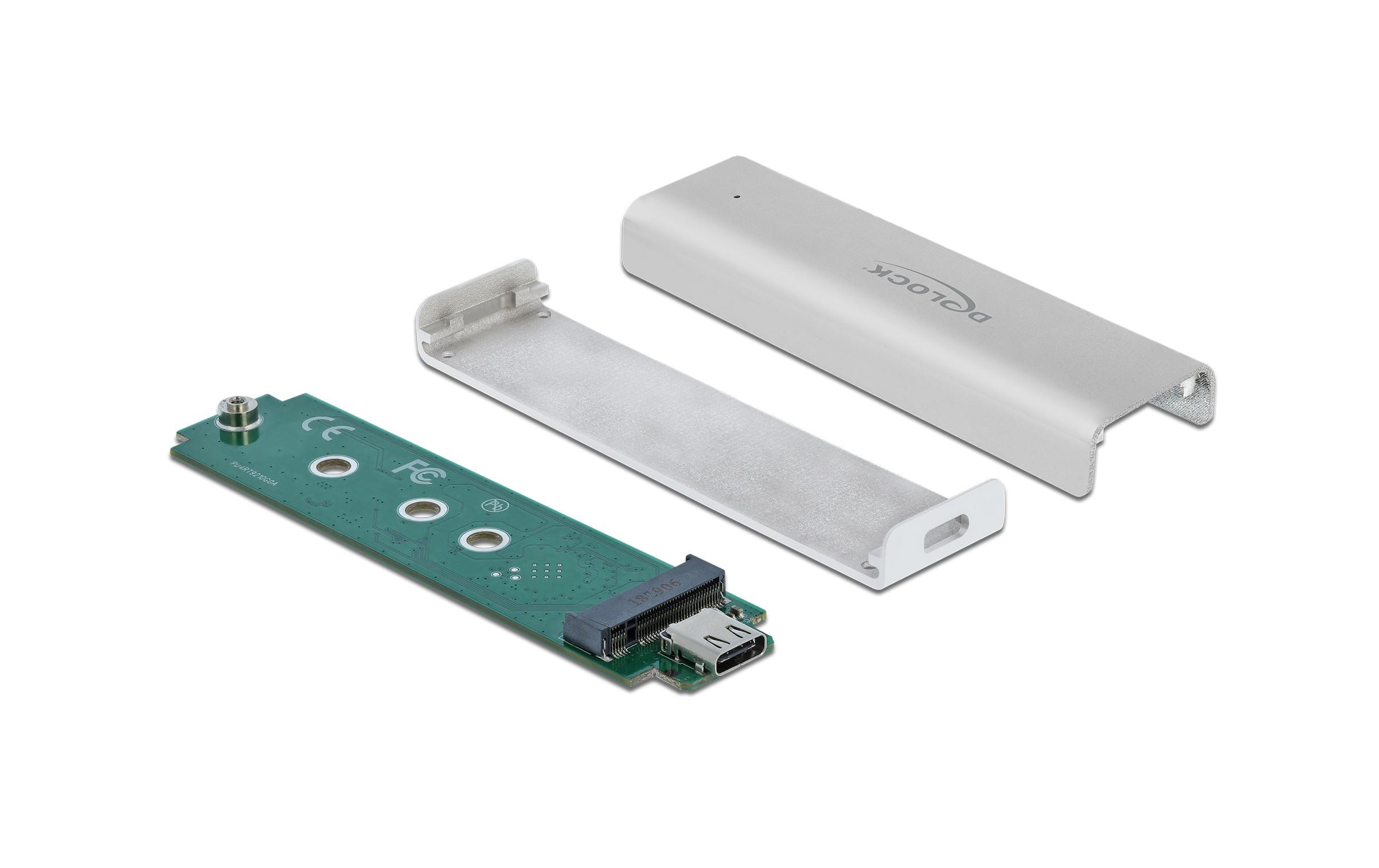 Delock Externes Gehäuse USB-C - M.2 Key-M, NVME Extern Delock Externes Gehäuse USB-C - M.2 Key-M, NVME Extern