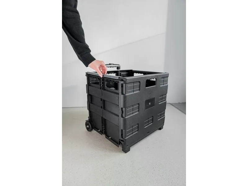 Edi Baur Faltbare Klappbox auf Rollen 45 L Edi Baur Faltbare Klappbox auf Rollen 45 L