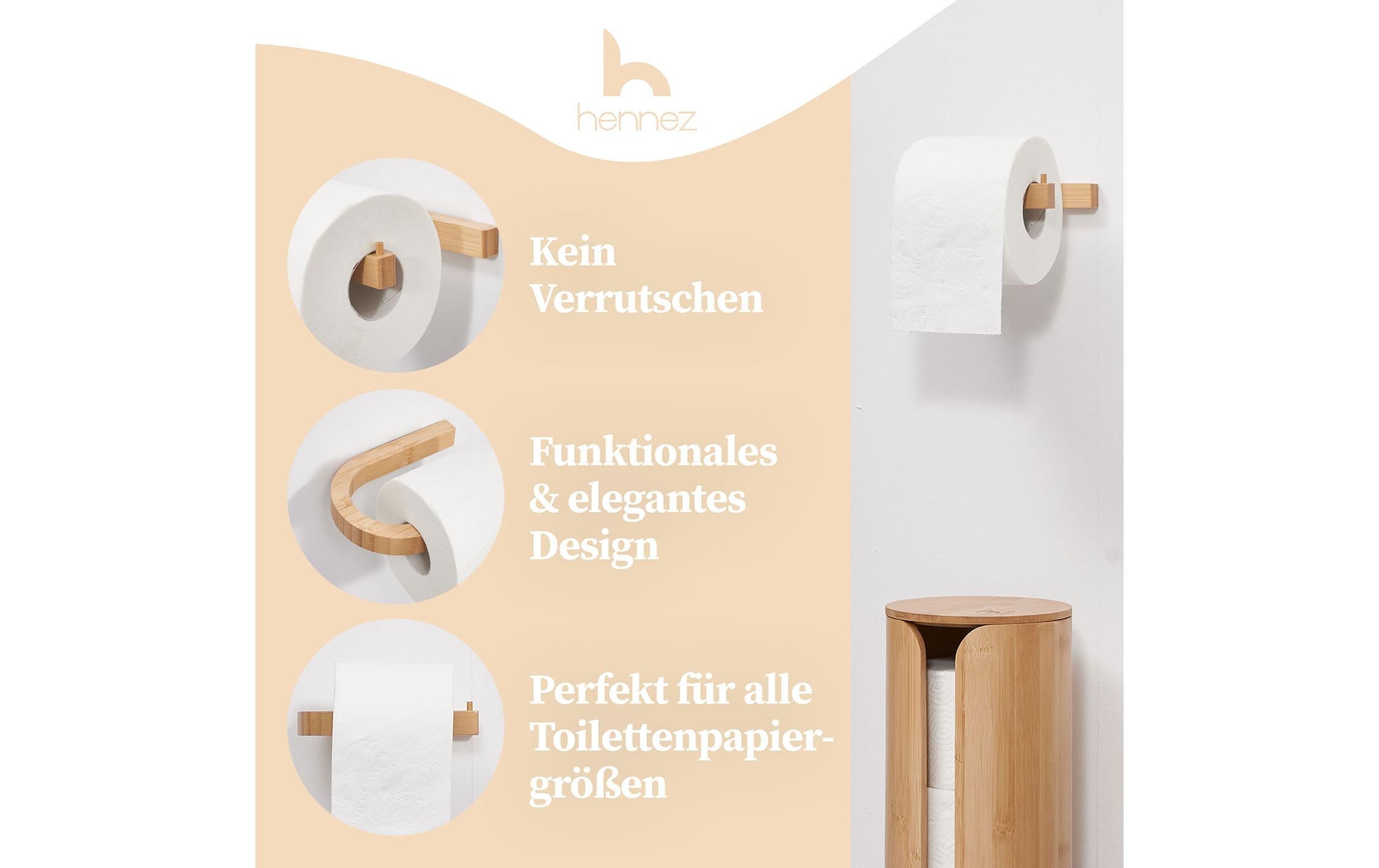 Hennez Toilettenpapierhalter Evan Nature