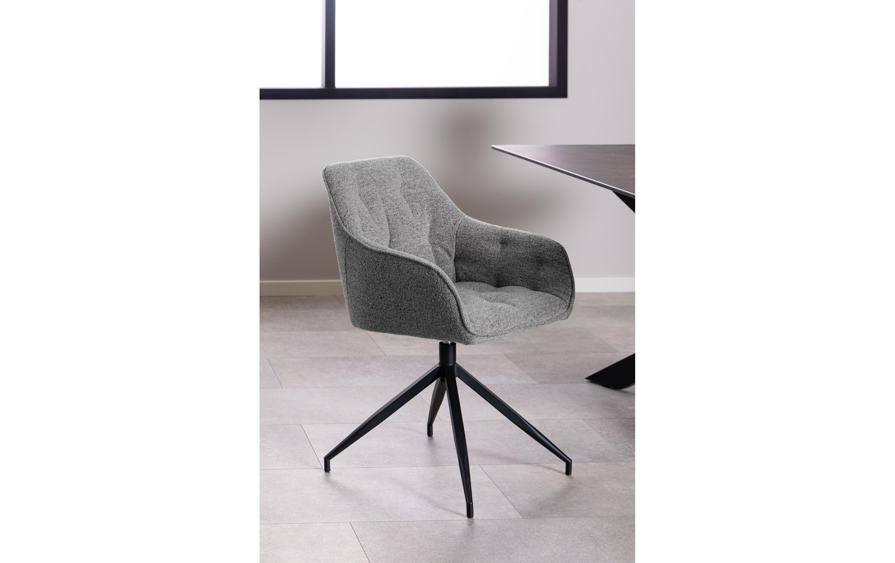 AC Design Stuhl Brooke Monza2, 1 Stück, Grau