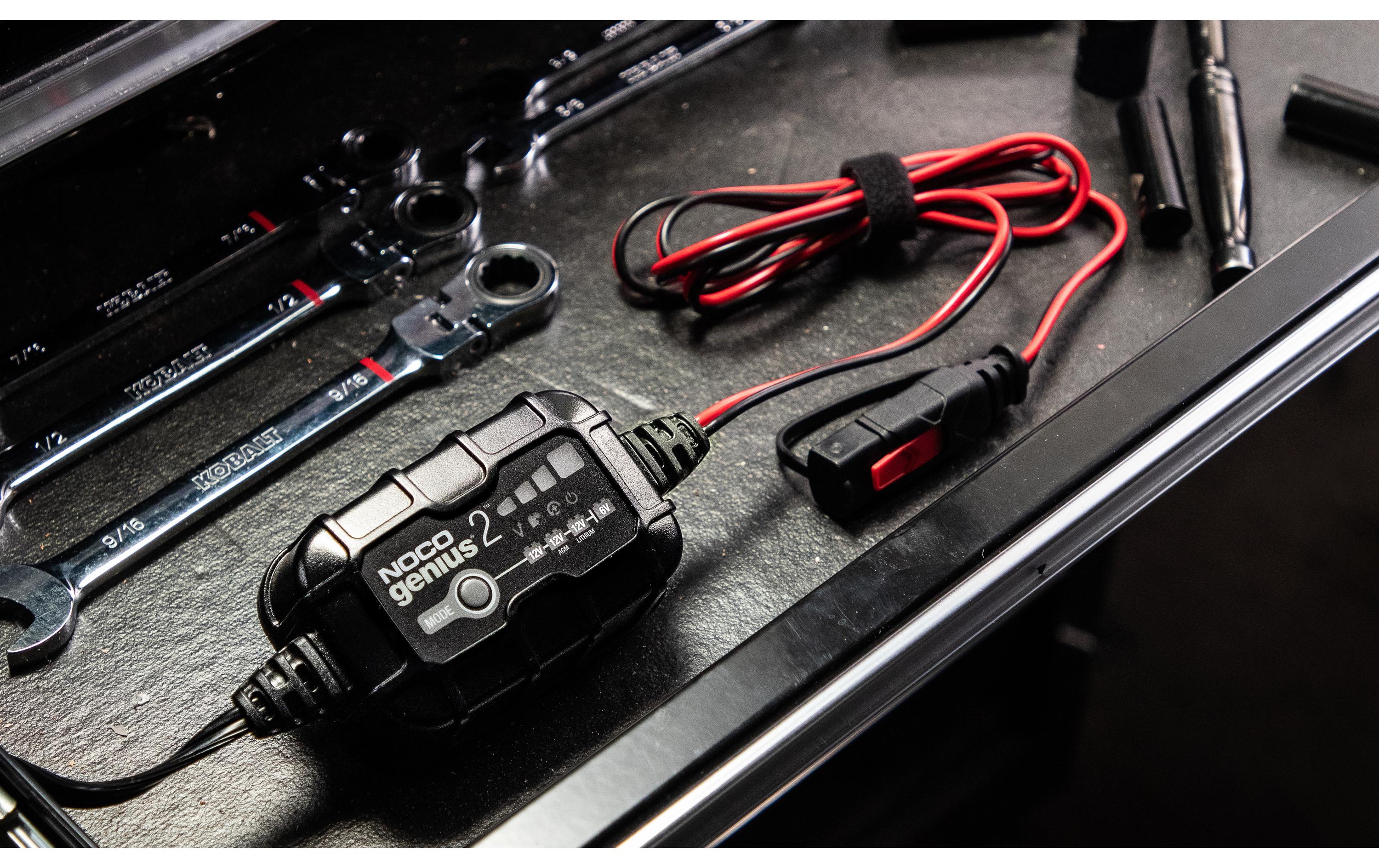 Noco Batterieladegerät GENIUS2EU 6-12 V, 2 A Noco Batterieladegerät GENIUS2EU 6-12 V, 2 A