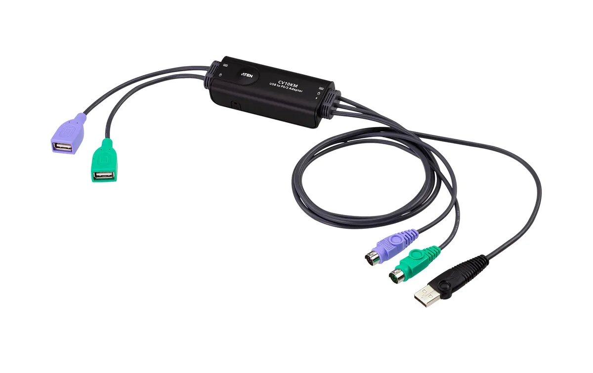 Aten USB-Adapter CV10KM USB-A Buchse - PS/2 Aten USB-Adapter CV10KM USB-A Buchse - PS/2