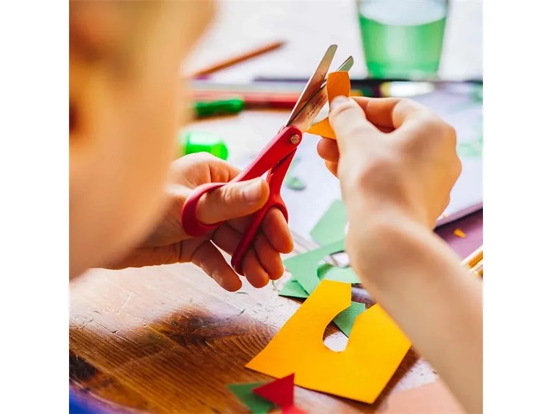 Fiskars Kinderschere Classic 13 cm, Edelstahl, Linkshänder