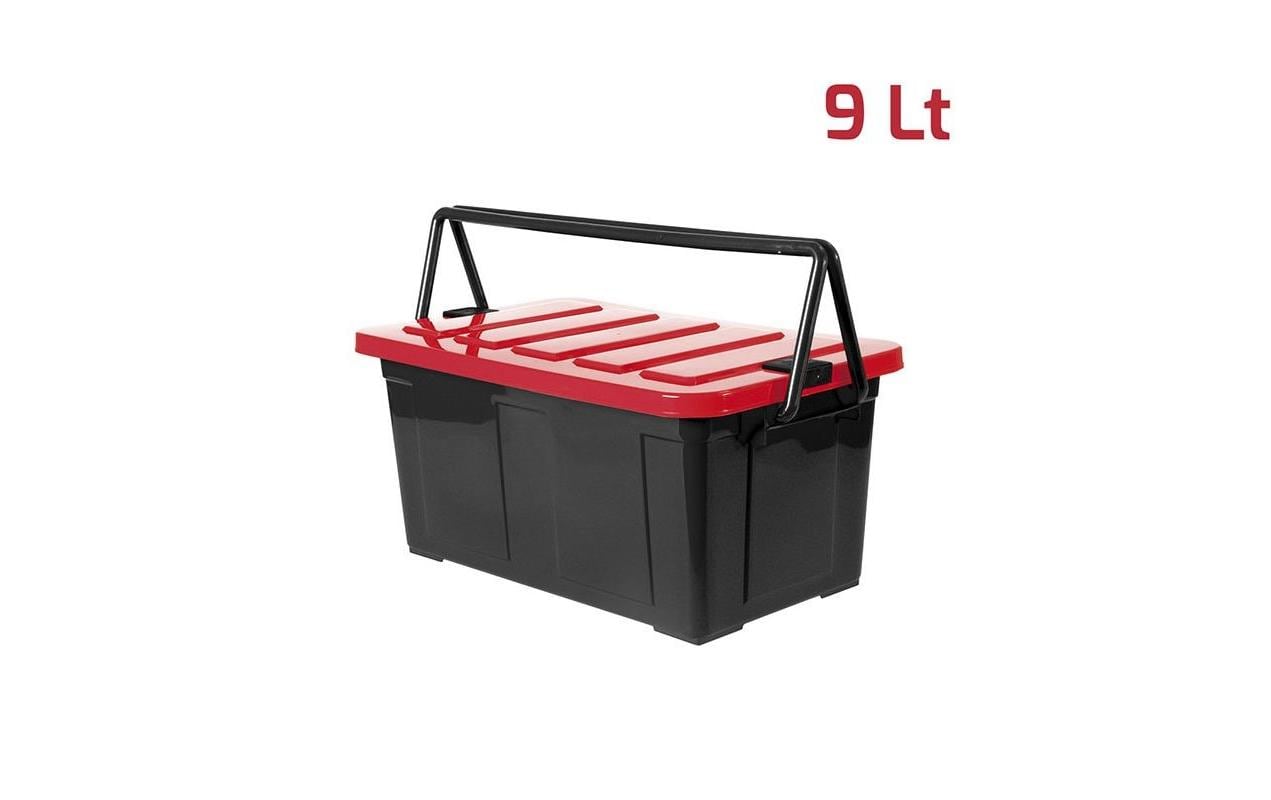 Edi Baur Transportbox Hobby Rot/Schwarz