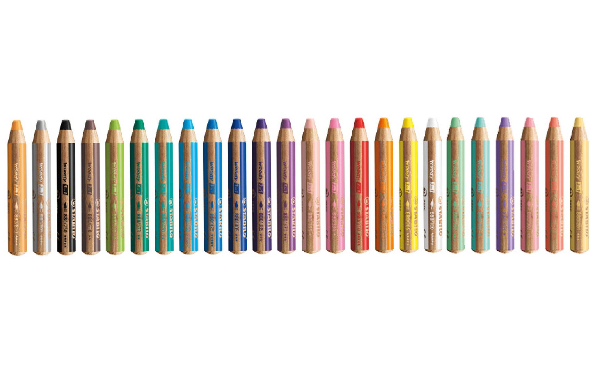 STABILO Farbstifte Woody 3 in 1 XL 76er Box